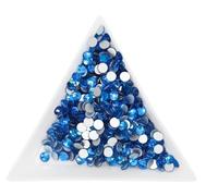 Strass Hotfix Strass en cristal Non correcteurs, verre Super brillant, décoration 3D Nail Art, vêtements for robe à faire soi-même(Capri Blue,Ss4 1440pcs)
