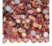 Strass Hotfix Strass Non correcteurs à paillettes SS3-SS34, pierres précieuses en verre, diamant dos plat for Nail Art, breloques for ongles, robe(Pink Light,SS6-14400pcs)