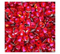 Strass hotfix Strass non thermocollants SS3-SS30, cristaux à dos plat, pierres précieuses for ongles, strass diamant coller pour Bricolage(RED,SS12-1440PCS)
