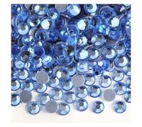 Strass hotfix Strass thermocollants à paillettes SS6-SS30, pierres en cristal thermocollantes for vêtements et robes pour Bricolage(Light Sapphire,SS6-1440pcs)
