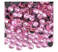 Strass hotfix Strass thermocollants à paillettes SS6-SS30, pierres en cristal thermocollantes for vêtements et robes pour Bricolage(Light Pink,SS20-1440pcs)