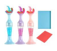 STRASS-MALSTIFT-VASE SHAPED RHINESTONE Arrt Drilling Pin | Straass-Maalstift Brillant | Applicateur Automatique De Strasss Pour L'art Diamant | Stylo À Dosage En Perles Avec Unne Colle De Pouce Et Une