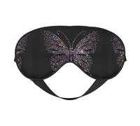 Strass papillon sommeil yeux Mas mis à jour design blocage de la lumière yeux aveugle de nuit yeux blinder hommes femmes quart de travail cadeaux de voyage
