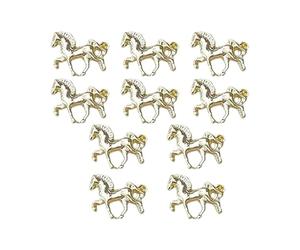 Strass pour Ongles, 10 Pièces Fournitures Manucure Forme Cheval, Gemmes Décoratives Scrapbooking, Pour Mariage Fête Événements Spéciaux Artistes Mariées Débutants Professionnels Amateurs de