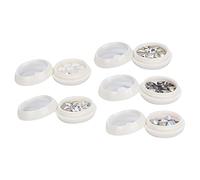 Strass pour ongles Nail Art Strass DIY Strass Brillant Exquis en forme de cœur Décoration d'ongles pour ongles en gel Ongles acryliques Ongles naturels Sûr et 5 boîtes