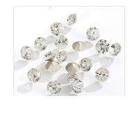 Strass Ronds Diamant Verre Cristaux Paillettes 3/4/5/6/7/8/10mm Décoration Pointu Fabrication de Bijoux Colle sur Ongles DIY Accessoires-Crystal-7mm 20pcs