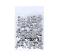 Strass Strass transparents SS3-SS60 non thermocollants, accessoire de décoration DIY(SS40-144Pcs)