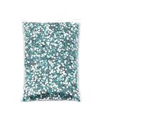 Strass Thermocollant Gros paquet de strass thermocollants en résine, non, cristaux plats, paillettes, pierres for ongles(Aquablue,PCS_2MM 10000PCS)