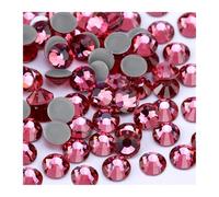 Strass Thermocollant Strass à paillettes multicolores dos plat, thermocollants, for nail art, couture et décoration de tissu(Rose,SS16-1440Pcs)