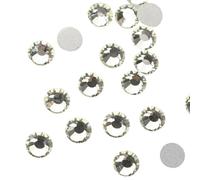 Strass Thermocollant Strass en cristal de fixation à dos plat, non thermocollants, for sacs, vêtements, nail art, DIY(118 Jonquil,2mm SS6 1440pcs)