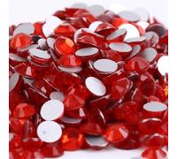 Strass Thermocollant Strass en cristal Non correcteurs, verre Super brillant, décoration 3D Nail Art, vêtements for robe à faire soi-même(Light Siam,Ss12 1440pcs)