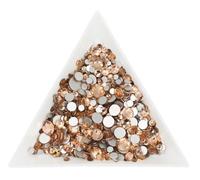 Strass Thermocollant Strass en cristal Non correcteurs, verre Super brillant, décoration 3D Nail Art, vêtements for robe à faire soi-même(Lt.Peach,Ss3 1440pcs)