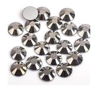 Strass Thermocollant Strass Hotfix, pierres précieuses éblouissantes, strass 3D for nail art, cristal, décorations Nail Art non(Jet Hematite,SS10-1440pcs)
