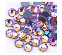 Strass thermocollants multicolores AB SS6-SS30, super paillettes, à repasser, for nail art, tissu et vêtement(Light Rose AB,SS8-1440Pcs)