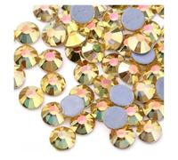 Strass thermocollants multicolores AB SS6-SS30, super paillettes, à repasser, for nail art, tissu et vêtement(Metal Sunlight,SS10-1440Pcs)