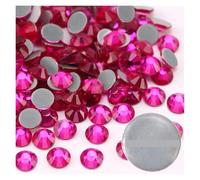Strass Thermocollants Strass thermocollants multicolores AB SS6-SS30, super paillettes, à repasser, for nail art, tissu et vêtement(Peach,SS20-1440Pcs)