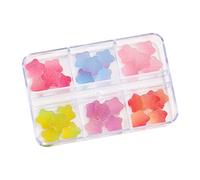 Strass transparents en forme de cœur pour ongles et fleurs