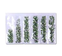 Strass transparents pour ongles - Pierres précieuses - Mélange de strass à dos plat - Pour accessoires de nail art
