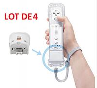 Straße Game 4 x Wii motion plus pour manette Wiimote Nintendo Wii - Blanc
