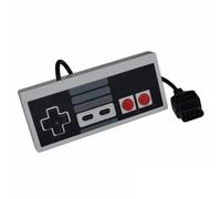 Straße Game Manette de Jeu Compatible Nintendo NES, 1,60m de Câble, Boutons A/B/Start/Select, Gris