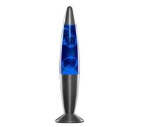 Lampe à Lave cire Bleu - Magma Vintage - Avec Ampoule de Rechange - 25 W - 34 cm - câble 170 cm - Straße Tech® Bleu