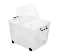 Strata by CEP Boîte de Rangement 75 L + roulettes HW676 Cristal