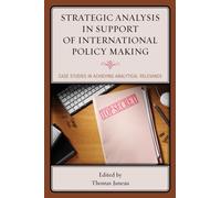 Strategic Analysis In Support Of International Policy Making