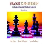 Strategic Communication in Business and the Professions Dan O'Hair, Gustav W. Friedrich, Lynda Dee Dixon (Auteur)