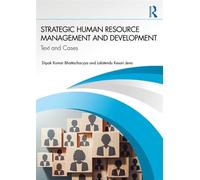 Strategic Human Resource Management and Development Subtitle: Text and Cases - Dipak Kumar Bhattacharyya - Routledge - ebook (ePub) - Livre