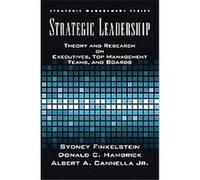 Strategic Leadership, Strategic Management Series Albert A. Cannella, Bert Cannella, Donald C. Hambrick (Auteur)