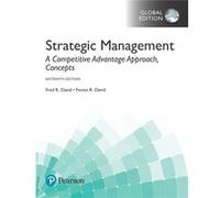 Strategic Management A Competitive Adv Fred R David, Forest R David (Auteur)