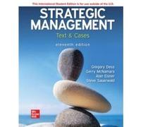 Strategic Management Text and Cases ISE by Alan Eisner Alan Eisner (Auteur)