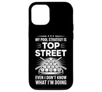 Stratégie de Piscine Amusante Top Secret Saying Billard Coque pour iPhone 12/12 Pro