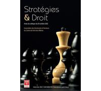 Stratégies et Droit Actes du colloque du 20 octobre 2022 - Collectif - P.universite Toulouse 1 Capitole - broché - Etude