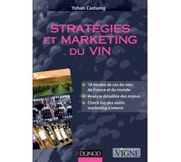 Stratégies et marketing du vin 20 études de cas de vins du monde - Yohan Castaing - Dunod - broché - Etude