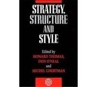 Strategy, Structure and Style, Strategic Management Series