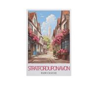 Stratford-Upon-Avon, Warwickshire，Puzzle 1000 Pièces en Papier Divertissement Puzzles Jouets Très Difficile Adulte Et Adolescent Casual Jigsaw Puzzle Puzzle（50x70cm）-AI12