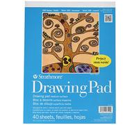Strathmore 27-109 100 Series Bloc de dessin pour jeunes 22,9 x 30,5 cm Reliure ruban adhésif 40 feuilles