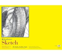 Strathmore 300 Series Bloc de papier à croquis pour dessin, artistes et étudiants - 55,9 x 76,2 cm, 30 feuilles