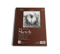Strathmore 400 Sketch Bloc, 100 Feuille, 21 X 29,7 CM, 89 G/M², Blanc Naturel