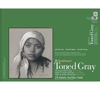 Strathmore 412-118 400 Series Carnet de Croquis Gris Tonique, 45,7 x 61 cm, Reliure à Spirales, 24 Feuilles