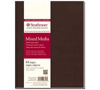 Strathmore 567-7 Série 500 Journal d'art à Couverture Souple pour médias Mixtes, 19,7 x 24,8 cm, 32 Feuilles, Blanc