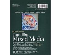 Strathmore Bloc de médias mixtes série 400, acier, 15,2 x 20,3 cm