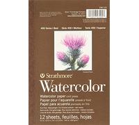 Strathmore Bloc de Papier Aquarelle Multicolore, 0,86 x 13,97 x 21,59 cm