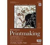 Strathmore Bloc de Papier pour Impression 27,9 x 35,6 cm, 15 Feuilles, Marron, 27,9 x 35,6 cm
