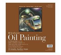 Strathmore Bloc de peinture à l'huile série 400, papier, blanc naturel, 22,9 x 30,5 cm