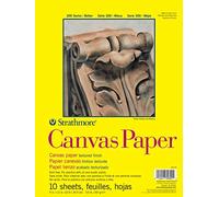 Strathmore Bloc de toile série 300, 22,9 x 30,5 cm, reliure collée, 10 feuilles