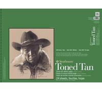 Strathmore - Bloc-notes à croquis havane STR-412-18, 24 feuilles, 46 cm x 60 cm