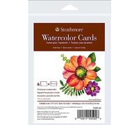 Strathmore Cartes et enveloppes 8,9 x 10,1 cm, lot de 6, aquarelle
