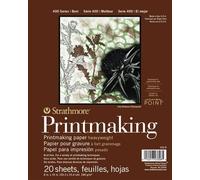Strathmore Artist Bloc de papier 20,3 x 25,4 cm, 20 feuilles, blanc